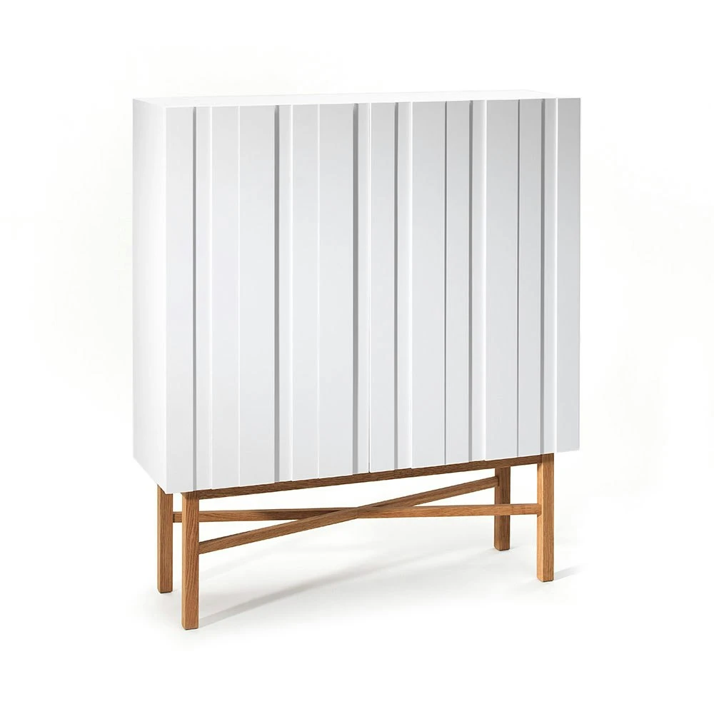 White Cabinet, White/Oak 3 White Cabinet, White/Oak