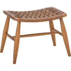 Bloomingville Chester Kruk Leer 50x34 Cm, Bruin 13 Bloomingville Chester Kruk Leer 50x34 Cm, Bruin -Meubelwinkel bloomingville chester kruk leer 50x34 cm bruin 4