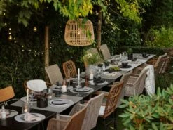 Brafab Anemon Eetstoel, Naturel/Wit -Meubelwinkel brafab anemon dining chair with cushion 1