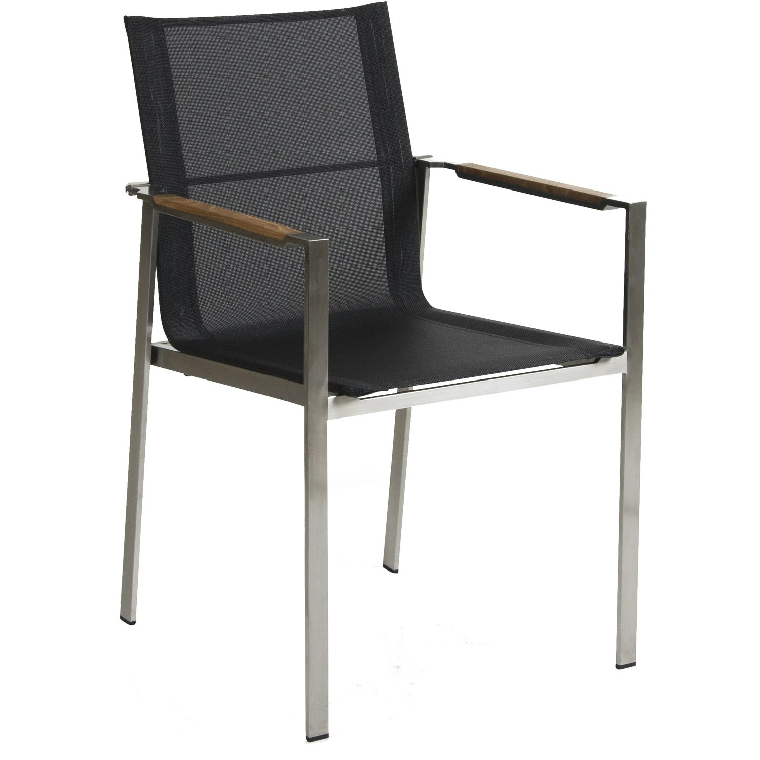 Brafab Gotland Stackable Chair, Stainless/Black 3 Brafab Gotland Stackable Chair, Stainless/Black
