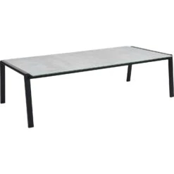 Brafab Lyra Salontafel 70x148x40 Cm, Zwart/Grijs