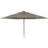 Brafab Reggio Parasol Ø300 Cm, Taupe -Meubelwinkel brafab reggio wooden parasol 3m 5