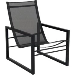 Brafab Vevi Fauteuil Aluminium , Zwart