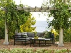 Brafab Weldon Hoekbank 5-zits, Zwart/Grijs -Meubelwinkel brafab weldon corner sofa inc seat cushions 15