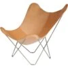 Pampa Mariposa BF Chair, Crude Nature/Chrome -Meubelwinkel cuero pampa mariposa butterfly chair chrome 7