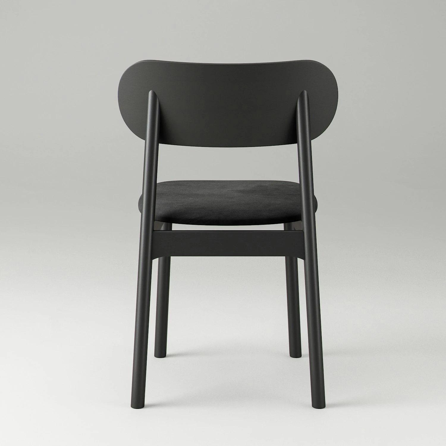 Elephant Stoel, Zwart/Zwart Velvet 7 Elephant Stoel, Zwart/Zwart Velvet - Afbeelding 5