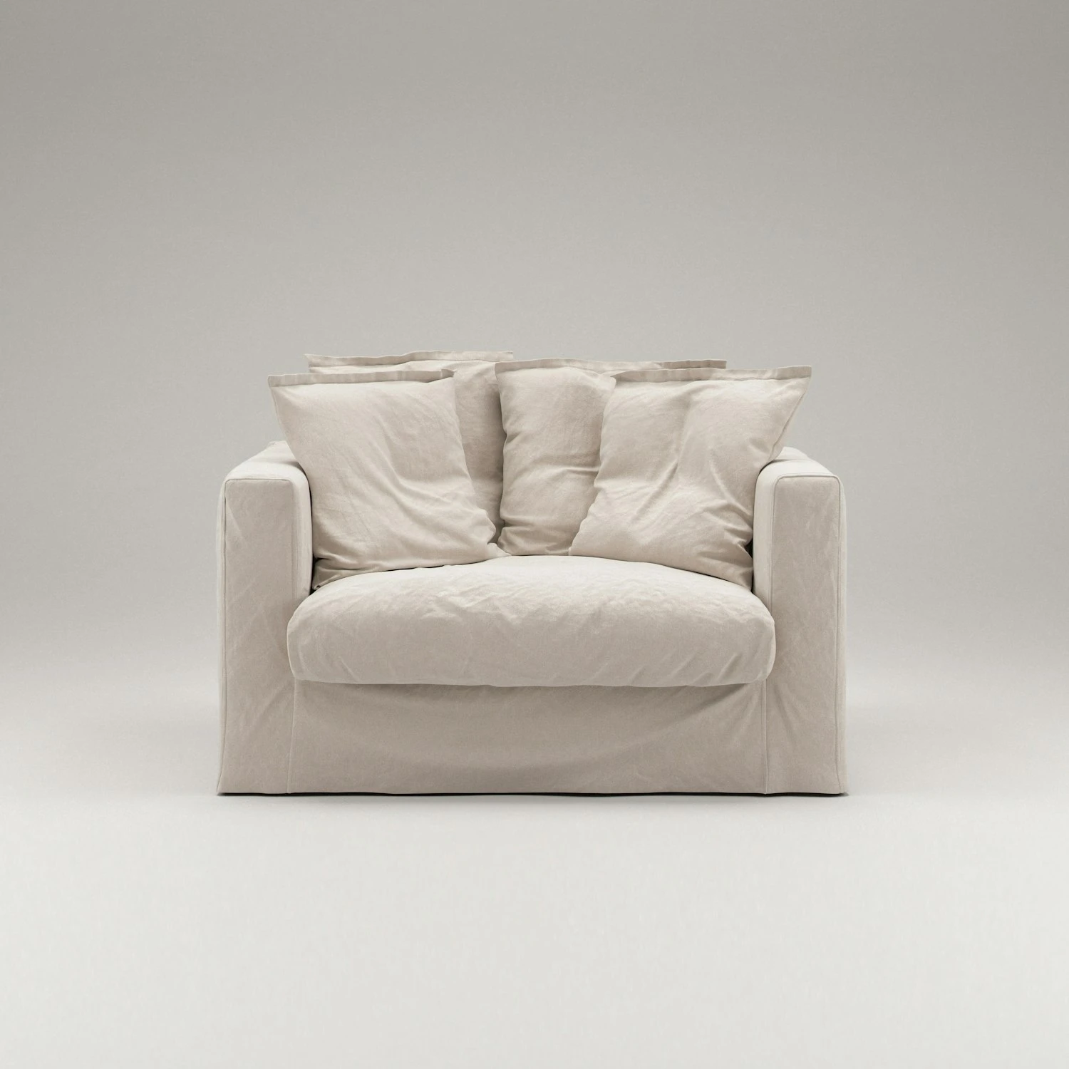 Le Grand Air Love Seat Katoen, Beige 4 Le Grand Air Love Seat Katoen, Beige - Afbeelding 2