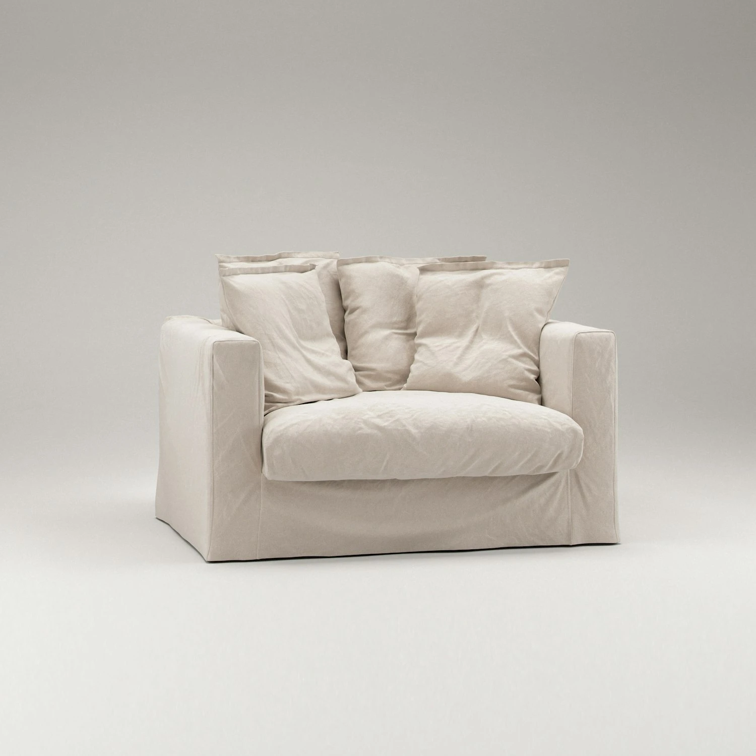 Le Grand Air Love Seat Katoen, Beige 5 Le Grand Air Love Seat Katoen, Beige - Afbeelding 3