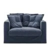 Le Grand Air Love Seat Katoen, Donkerblauw -Meubelwinkel decotique le grand air love seat katoen 20