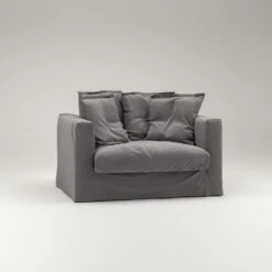 Le Grand Air Love Seat Katoen, Grijs 10 Le Grand Air Love Seat Katoen, Grijs -Meubelwinkel decotique le grand air love seat katoen 6