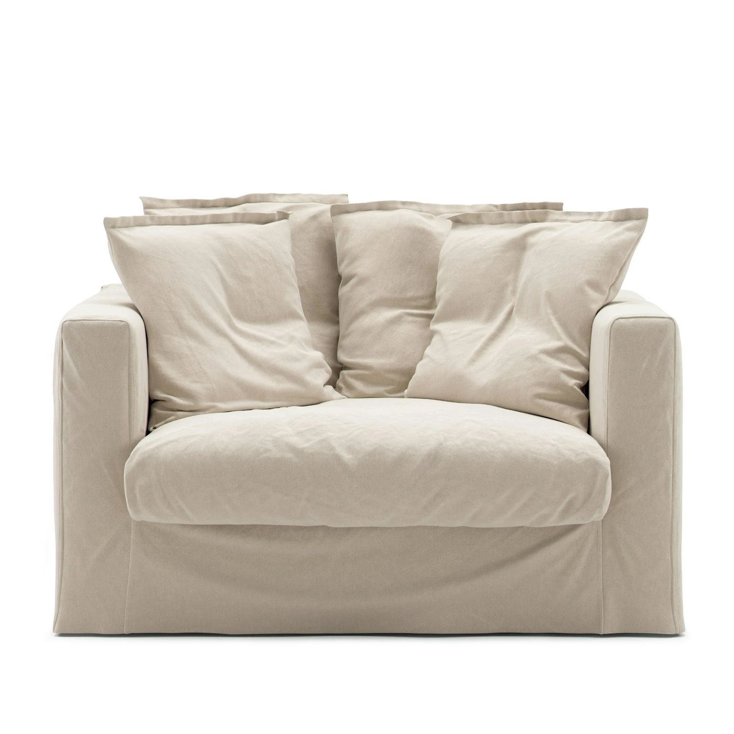 Le Grand Air Love Seat Katoen, Beige 3 Le Grand Air Love Seat Katoen, Beige