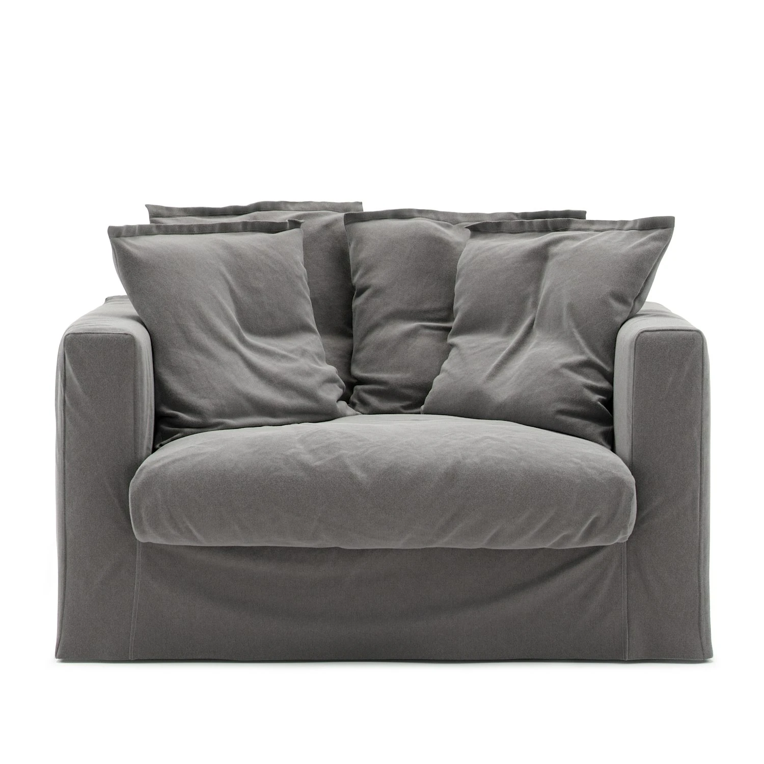 Le Grand Air Love Seat Katoen, Grijs 3 Le Grand Air Love Seat Katoen, Grijs