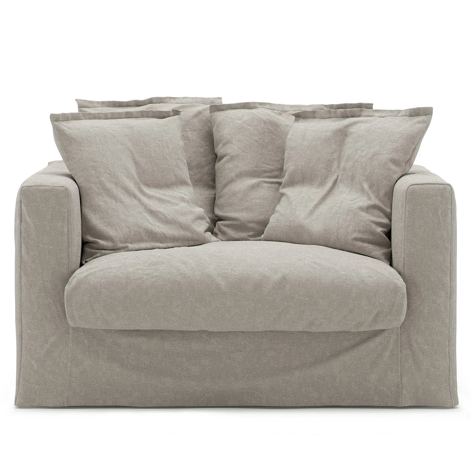 Le Grand Air Loveseat Linen, Future Grey 3 Le Grand Air Loveseat Linen, Future Grey