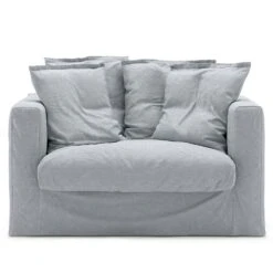 Le Grand Air Loveseat Linen, Nordic Sky