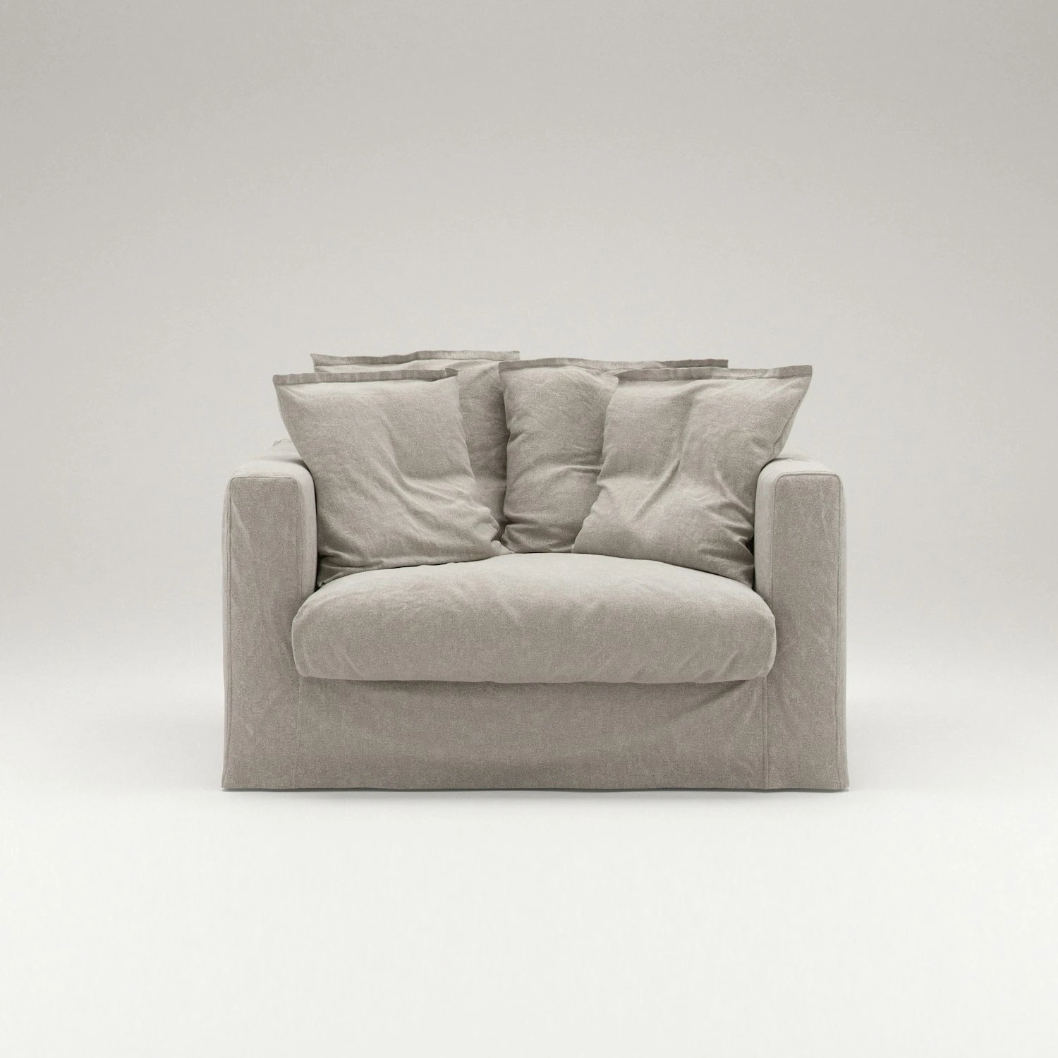 Le Grand Air Loveseat Linen, Future Grey 4 Le Grand Air Loveseat Linen, Future Grey - Afbeelding 2