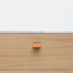 Loft Byrå TE3, Ek/Grön Marmor -Meubelwinkel decotique loft chest of drawers te3 oak 21