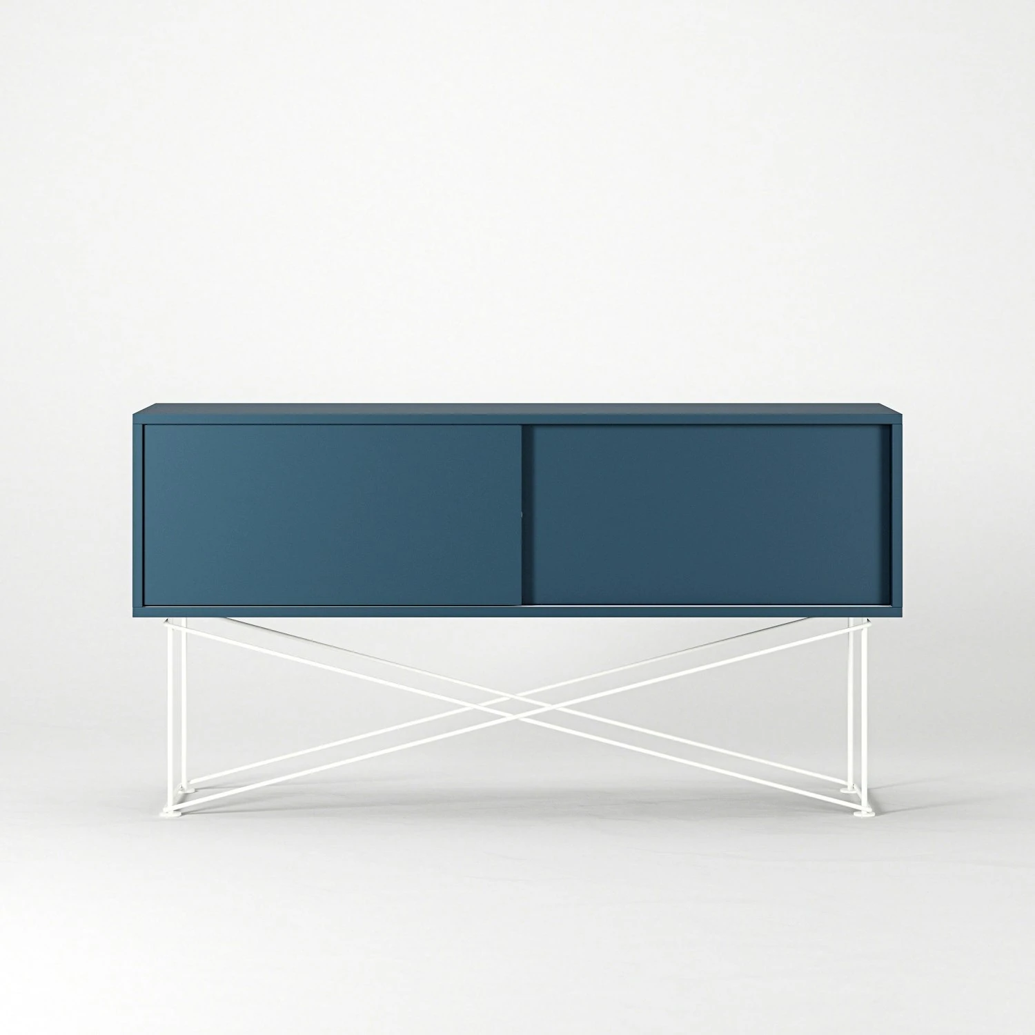 Vogue Media Furniture 136H, Darkblue/2DB/White 4 Vogue Media Furniture 136H, Darkblue/2DB/White - Afbeelding 2