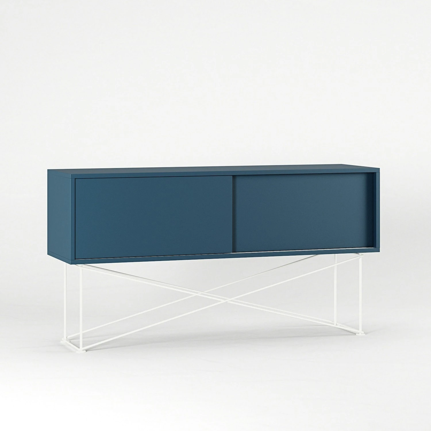 Vogue Media Furniture 136H, Darkblue/2DB/White 5 Vogue Media Furniture 136H, Darkblue/2DB/White - Afbeelding 3