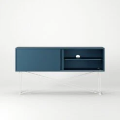 Vogue Media Furniture 136H, Darkblue/2DB/White 12 Vogue Media Furniture 136H, Darkblue/2DB/White -Meubelwinkel decotique vogue media furniture 136 with frame stand 236