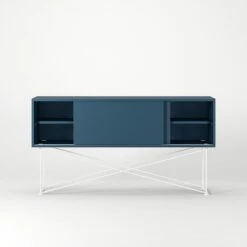 Vogue Media Furniture 136H, Darkblue/2DB/White 13 Vogue Media Furniture 136H, Darkblue/2DB/White -Meubelwinkel decotique vogue media furniture 136 with frame stand 237