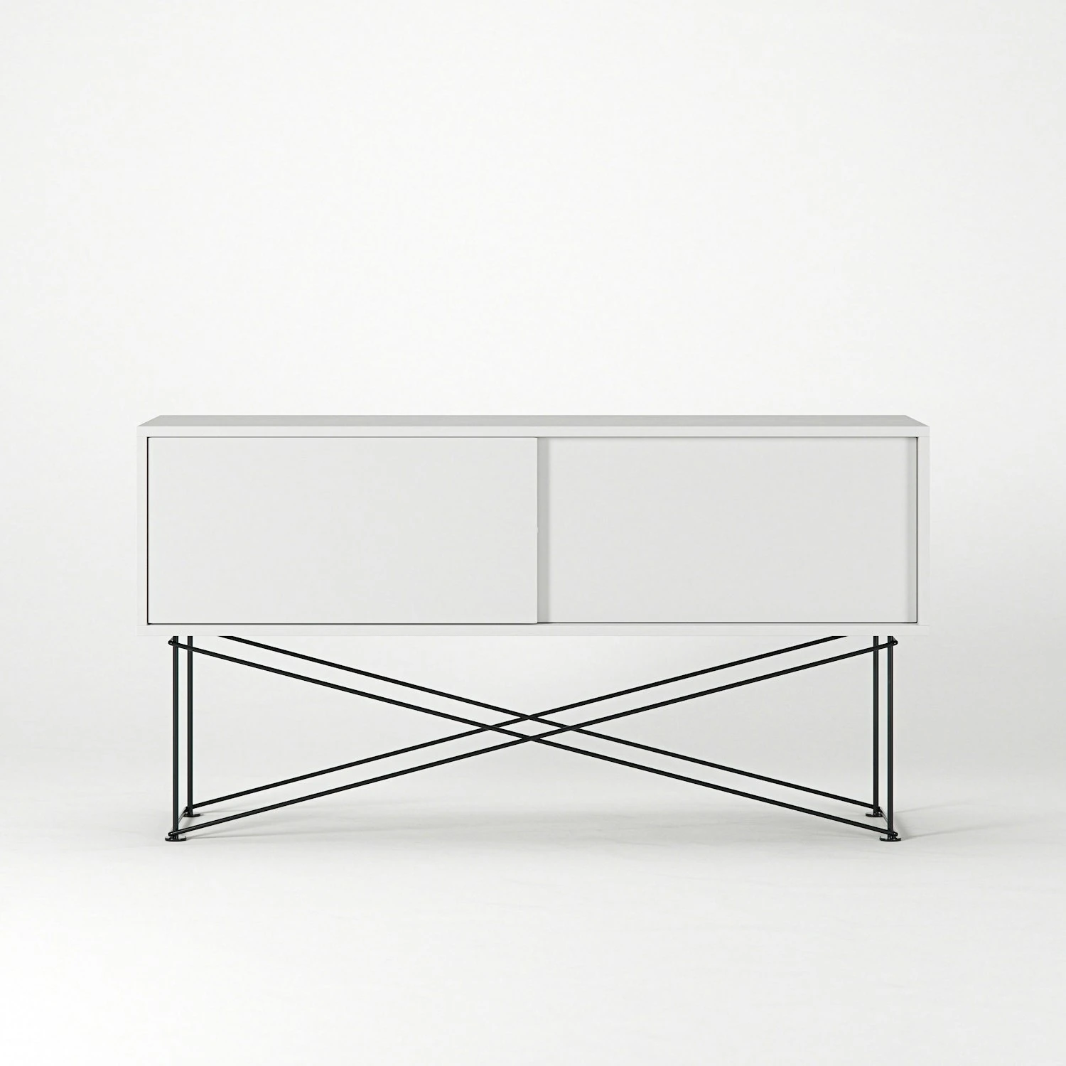 Vogue Media Furniture 136H, White/2W/Black 4 Vogue Media Furniture 136H, White/2W/Black - Afbeelding 2