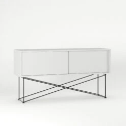 Vogue Media Furniture 136H, White/2W/Black 10 Vogue Media Furniture 136H, White/2W/Black -Meubelwinkel decotique vogue media furniture 136 with frame stand 252