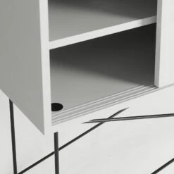 Vogue Media Furniture 136H, White/2W/Black 11 Vogue Media Furniture 136H, White/2W/Black -Meubelwinkel decotique vogue media furniture 136 with frame stand 253