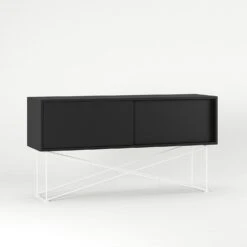 Vogue Media Furniture 136H, Antracit/2A/White 10 Vogue Media Furniture 136H, Antracit/2A/White -Meubelwinkel decotique vogue media furniture 136 with frame stand 317