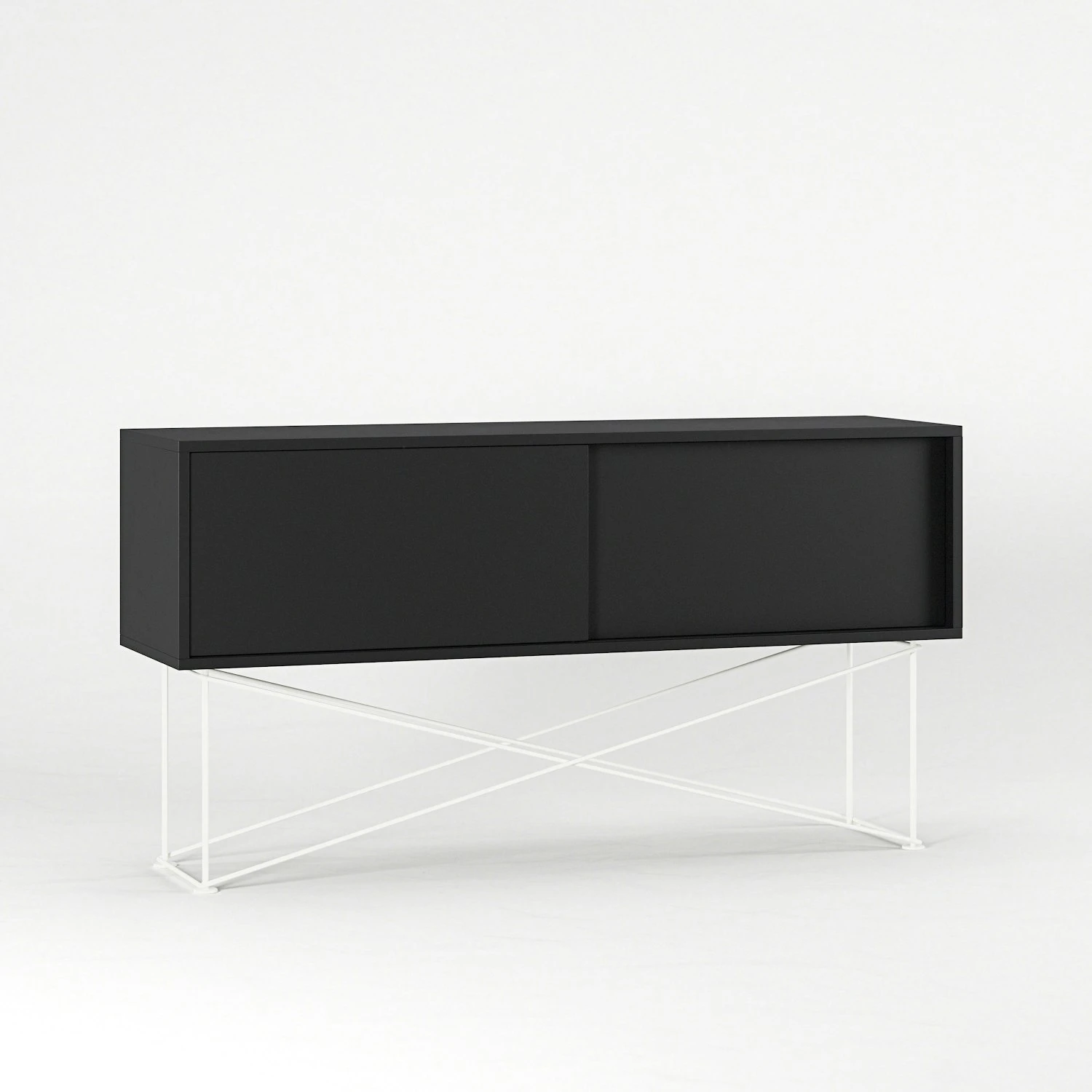 Vogue Media Furniture 136H, Antracit/2A/White 5 Vogue Media Furniture 136H, Antracit/2A/White - Afbeelding 3