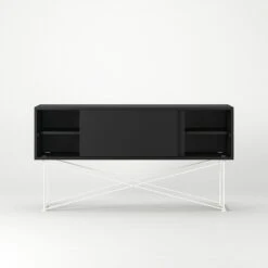 Vogue Media Furniture 136H, Antracit/2A/White 13 Vogue Media Furniture 136H, Antracit/2A/White -Meubelwinkel decotique vogue media furniture 136 with frame stand 320