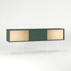 Vogue Media Furniture 180H, Green/1G2B/White -Meubelwinkel decotique vogue media furniture 180 two brass doors frame 266