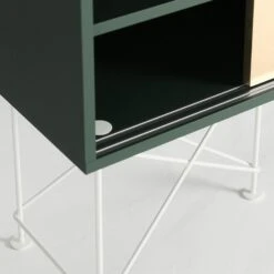 Vogue Media Furniture 180H, Green/1G2B/White -Meubelwinkel decotique vogue media furniture 180 two brass doors frame 267