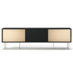 Vogue Mediabänk 180L, Antracit/1A2B/Mässing