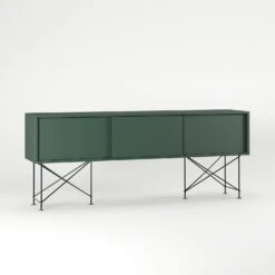 Vogue Media Furniture 180H, Green/3G/Black -Meubelwinkel decotique vogue media furniture 180 with frame stand 224