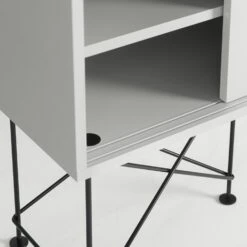 Vogue Media Furniture 180H, White/3W/Black -Meubelwinkel decotique vogue media furniture 180 with frame stand 297