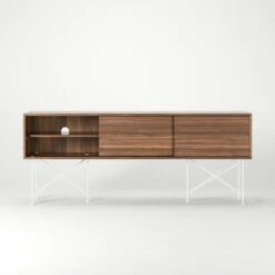 Vogue Media Furniture 180H, Walnut/3W/White 12 Vogue Media Furniture 180H, Walnut/3W/White -Meubelwinkel decotique vogue media furniture 180 with frame stand 304