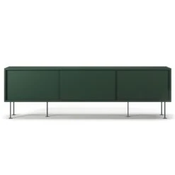 Vogue Mediakast Met Poten 180 Cm, Groen / Zwart