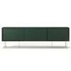 Vogue Mediakast Met Poten 180 Cm, Groen / Messing -Meubelwinkel decotique vogue media furniture 180 with legs 79