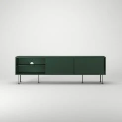 Vogue Mediakast Met Poten 180 Cm, Groen / Zwart 12 Vogue Mediakast Met Poten 180 Cm, Groen / Zwart -Meubelwinkel decotique vogue mediakast met poten 180 cm 135