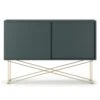 Vogue Sideboard 136H, Grey/2G/Brass -Meubelwinkel decotique vogue sideboard 136 with frame stand 149