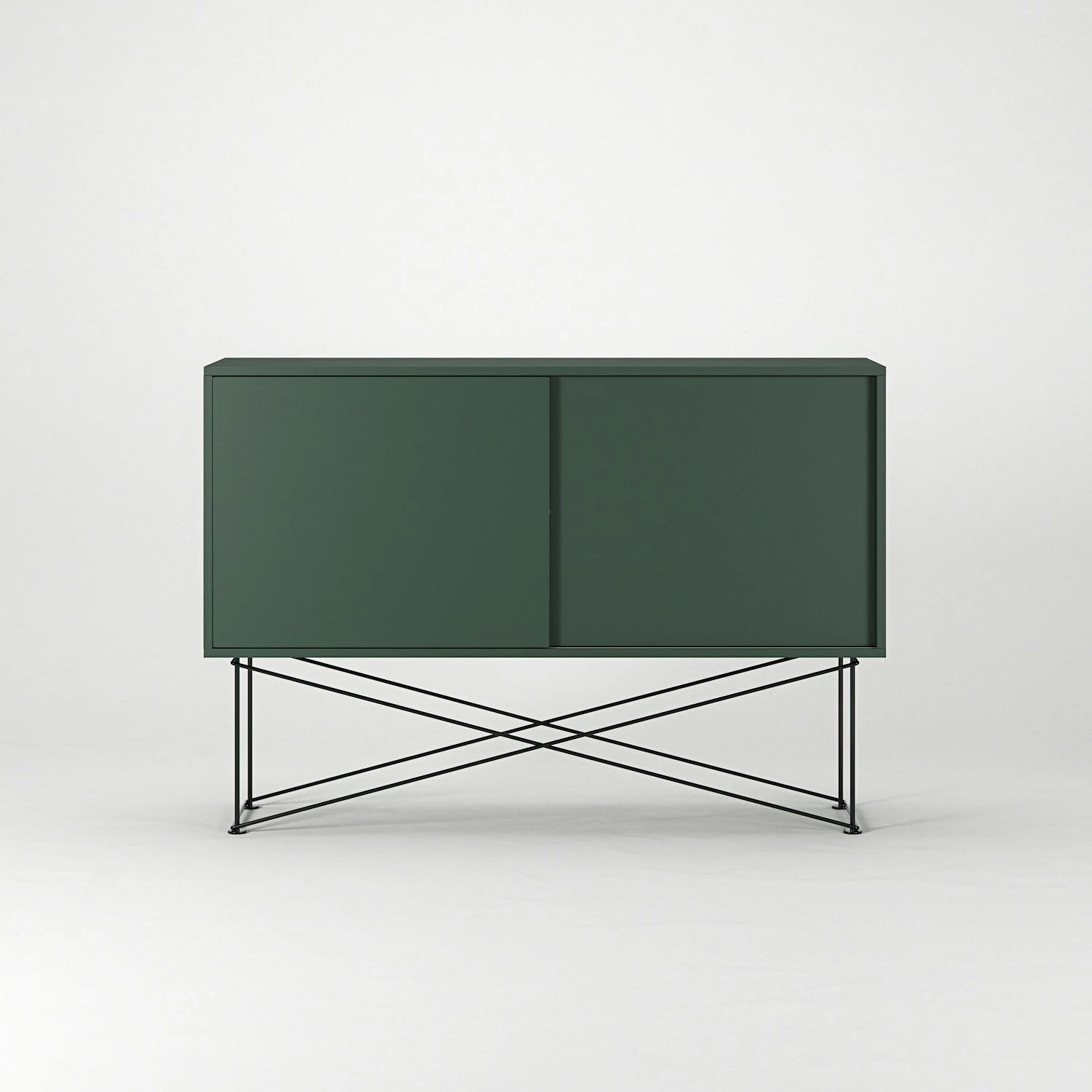 Vogue Sideboard 136H, Green/2G/Black 4 Vogue Sideboard 136H, Green/2G/Black - Afbeelding 2