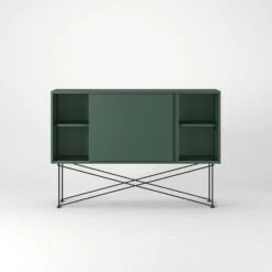Vogue Sideboard 136H, Green/2G/Black 13 Vogue Sideboard 136H, Green/2G/Black -Meubelwinkel decotique vogue sideboard 136 with frame stand 255
