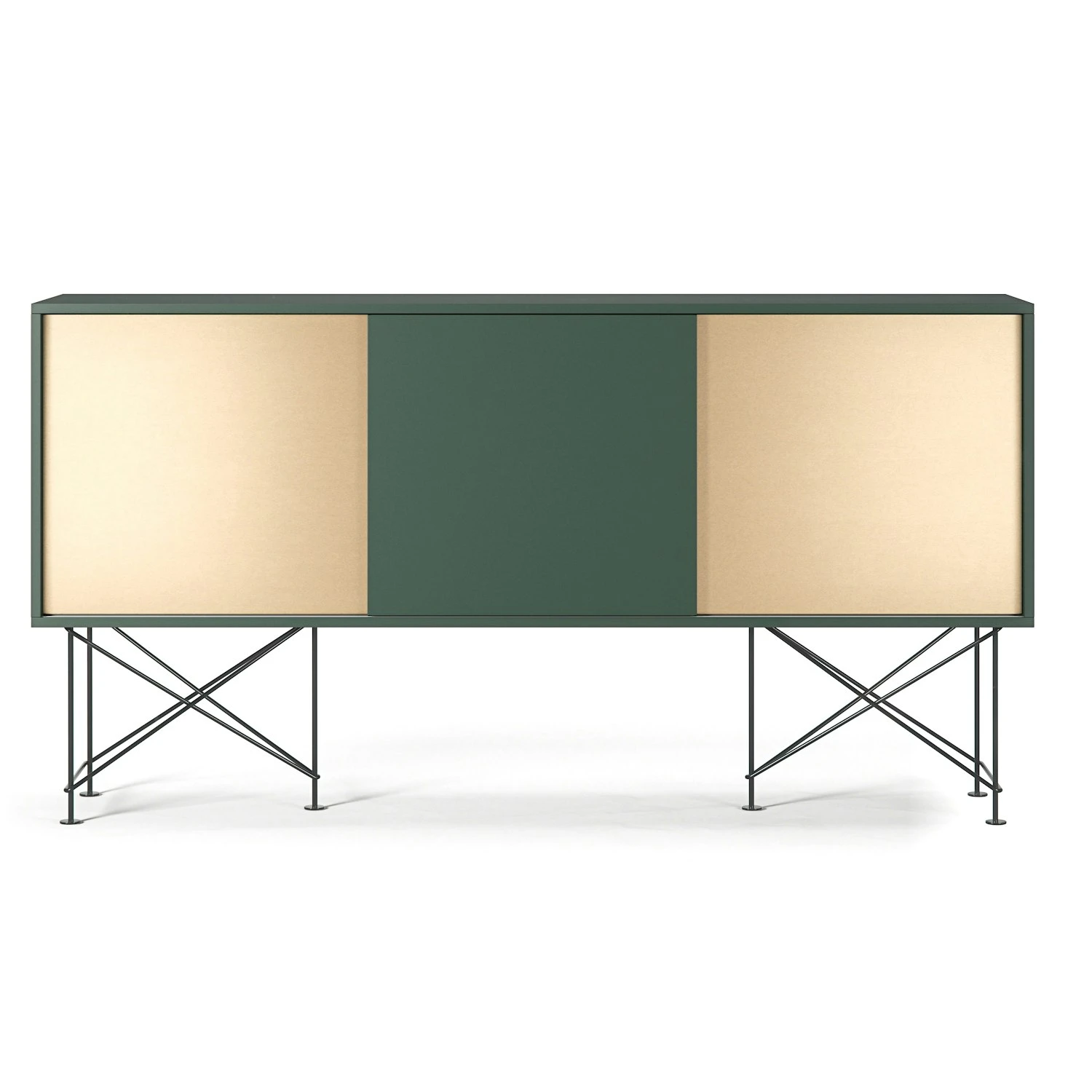 Vogue Sideboard 180H, Green/1G2B/Black 3 Vogue Sideboard 180H, Green/1G2B/Black