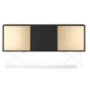 Vogue Sideboard 180H, Antracit/1A2B/White -Meubelwinkel decotique vogue sideboard 180 two brass doors frame stand 80