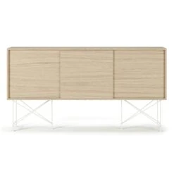 Vogue Sideboard 180H, White Oak/3WO/White