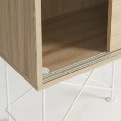 Vogue Sideboard 180H, White Oak/3WO/White -Meubelwinkel decotique vogue sideboard 180 with frame stand 211