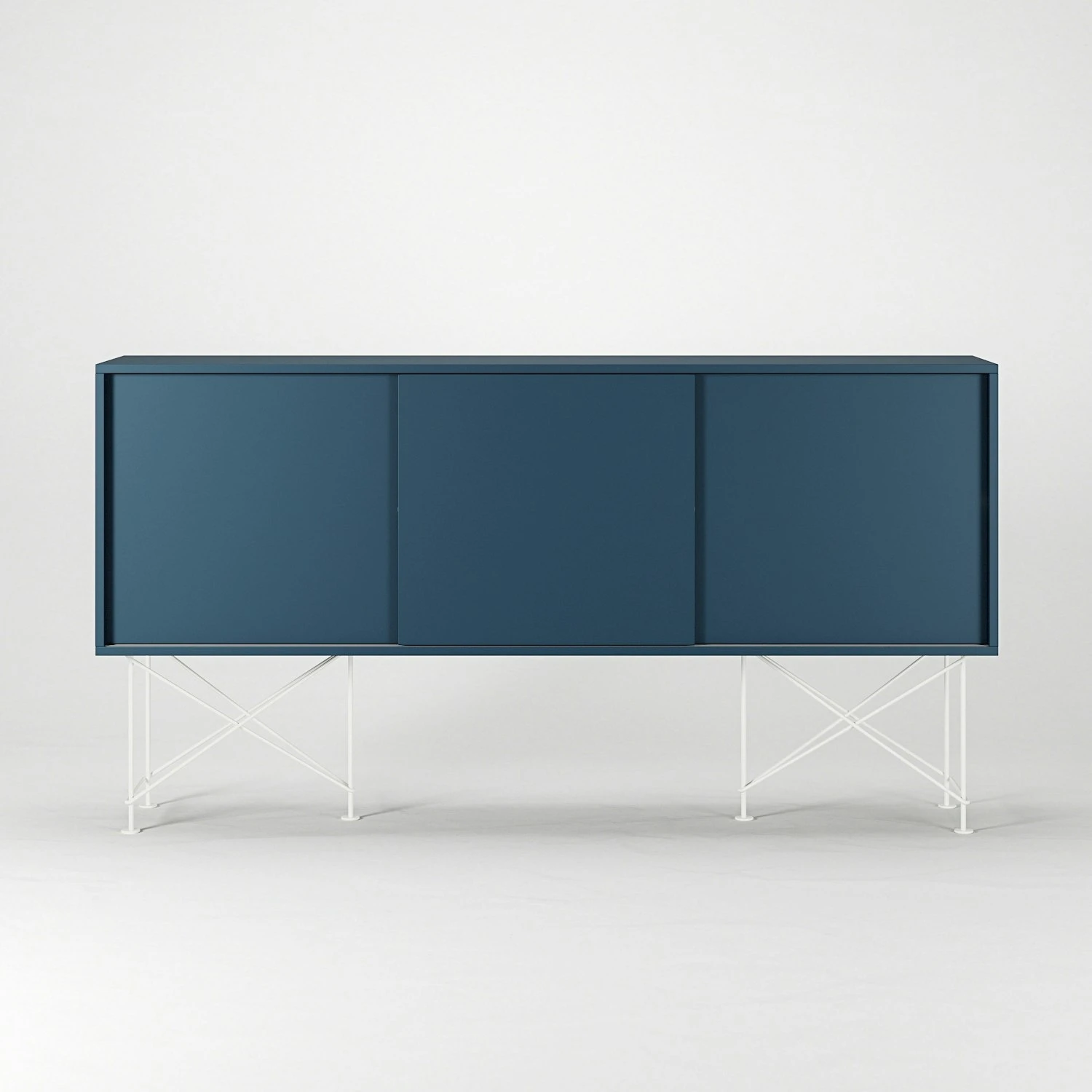 Vogue Sideboard 180H, Darkblue/3DB/White 4 Vogue Sideboard 180H, Darkblue/3DB/White - Afbeelding 2