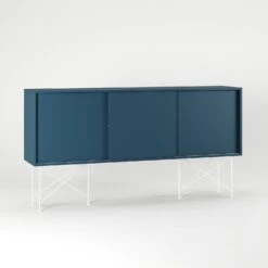 Vogue Sideboard 180H, Darkblue/3DB/White 10 Vogue Sideboard 180H, Darkblue/3DB/White -Meubelwinkel decotique vogue sideboard 180 with frame stand 246