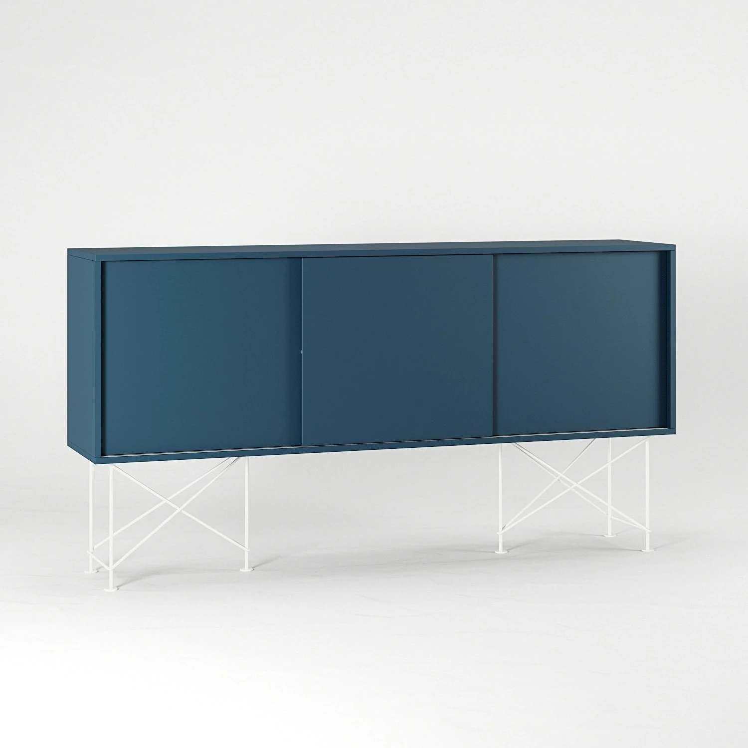 Vogue Sideboard 180H, Darkblue/3DB/White 5 Vogue Sideboard 180H, Darkblue/3DB/White - Afbeelding 3