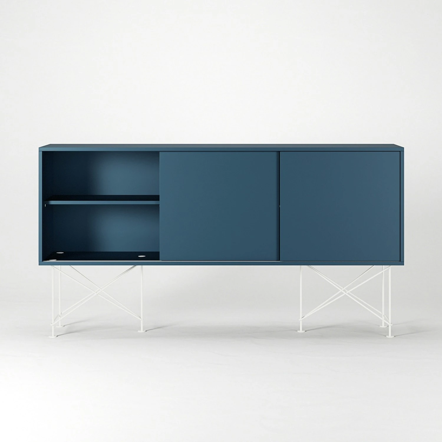 Vogue Sideboard 180H, Darkblue/3DB/White 7 Vogue Sideboard 180H, Darkblue/3DB/White - Afbeelding 5